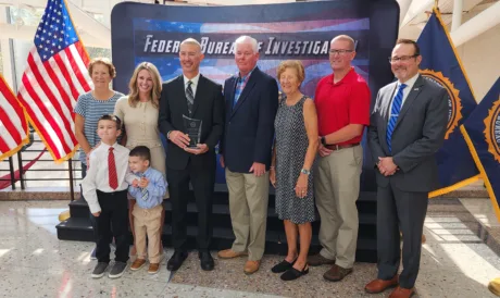 Vandalia Health's Michael Walsh receives FBI Director’s Community Leadership Award